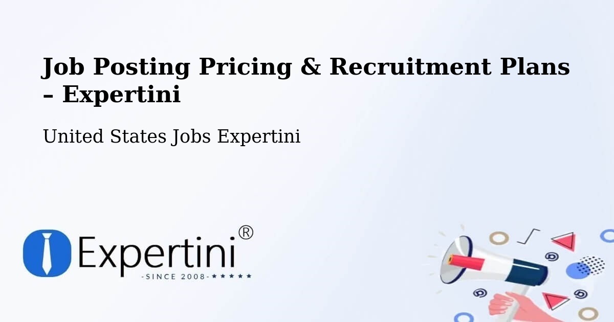 Job Posting Pricing & Recruitment Plans – Avilla - Avilla, United States Jobs Expertini